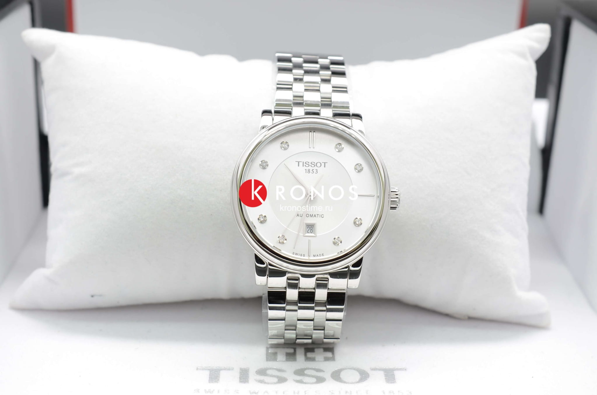 Tissot Tissot Carson Automatic Lady T122.207.11.036.00 T1222071103600 оригинальные женские часы в комплекте с коробкой